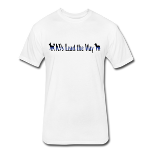 Fitted Cotton/Poly T-Shirt by Next Level - white