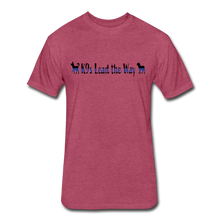 Load image into Gallery viewer, Fitted Cotton/Poly T-Shirt by Next Level - heather burgundy
