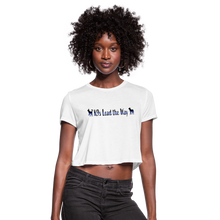 Load image into Gallery viewer, K9s Lead the Way - Police - Women&#39;s Cropped T-Shirt - white
