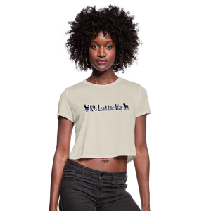 K9s Lead the Way - Police - Women's Cropped T-Shirt - dust