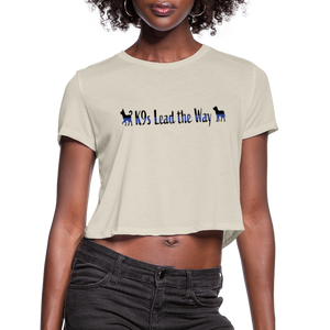 K9s Lead the Way - Police - Women's Cropped T-Shirt - dust