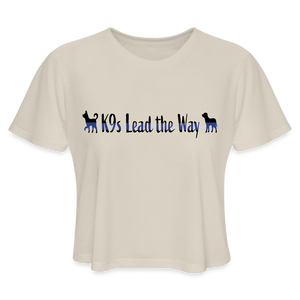 K9s Lead the Way - Police - Women's Cropped T-Shirt - dust