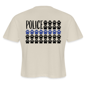 K9s Lead the Way - Police - Women's Cropped T-Shirt - dust