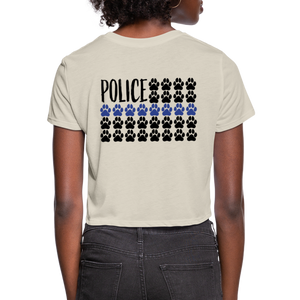 K9s Lead the Way - Police - Women's Cropped T-Shirt - dust