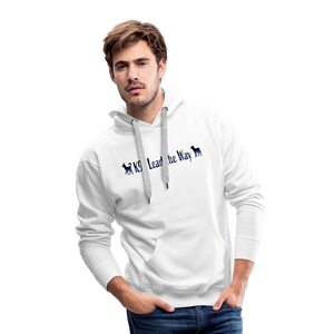 K9s Lead the Way - Police - Men’s Premium Hoodie - white