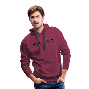 K9s Lead the Way - Police - Men’s Premium Hoodie - burgundy