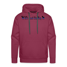 Load image into Gallery viewer, K9s Lead the Way - Police - Men’s Premium Hoodie - burgundy
