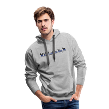 Load image into Gallery viewer, K9s Lead the Way - Police - Men’s Premium Hoodie - heather grey
