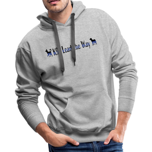 K9s Lead the Way - Police - Men’s Premium Hoodie - heather grey