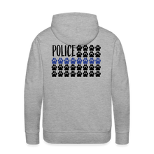 Load image into Gallery viewer, K9s Lead the Way - Police - Men’s Premium Hoodie - heather grey
