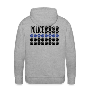 K9s Lead the Way - Police - Men’s Premium Hoodie - heather grey