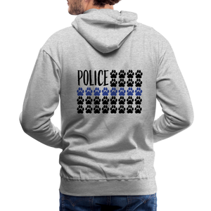 K9s Lead the Way - Police - Men’s Premium Hoodie - heather grey