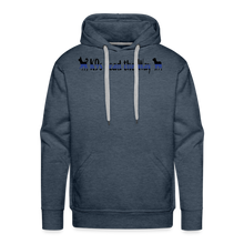 Load image into Gallery viewer, K9s Lead the Way - Police - Men’s Premium Hoodie - heather denim
