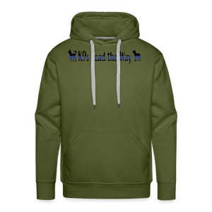 K9s Lead the Way - Police - Men’s Premium Hoodie - olive green