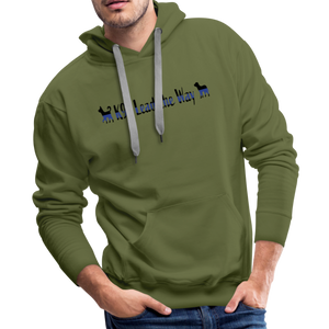 K9s Lead the Way - Police - Men’s Premium Hoodie - olive green