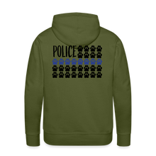 Load image into Gallery viewer, K9s Lead the Way - Police - Men’s Premium Hoodie - olive green
