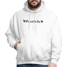 Load image into Gallery viewer, K9s Lead the Way - Police - Men&#39;s Hoodie - white
