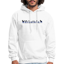 Load image into Gallery viewer, K9s Lead the Way - Police - Men&#39;s Hoodie - white
