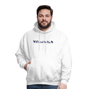 K9s Lead the Way - Police - Men's Hoodie - white