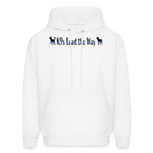 Load image into Gallery viewer, K9s Lead the Way - Police - Men&#39;s Hoodie - white
