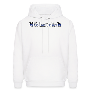 K9s Lead the Way - Police - Men's Hoodie - white