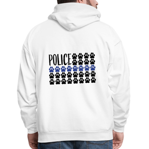 K9s Lead the Way - Police - Men's Hoodie - white