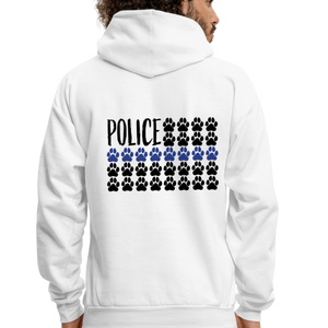 K9s Lead the Way - Police - Men's Hoodie - white