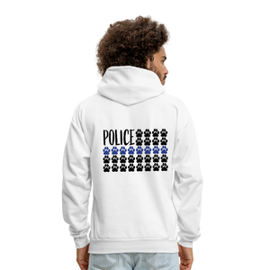 K9s Lead the Way - Police - Men's Hoodie - white