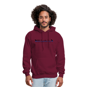 K9s Lead the Way - Police - Men's Hoodie - burgundy