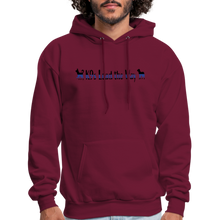 Load image into Gallery viewer, K9s Lead the Way - Police - Men&#39;s Hoodie - burgundy
