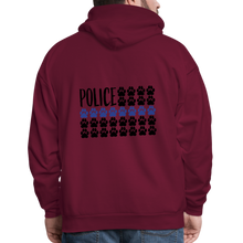 Load image into Gallery viewer, K9s Lead the Way - Police - Men&#39;s Hoodie - burgundy
