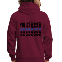 Load image into Gallery viewer, K9s Lead the Way - Police - Men&#39;s Hoodie - burgundy
