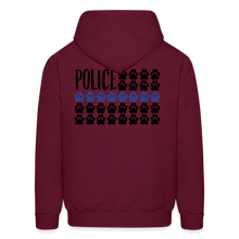 Load image into Gallery viewer, K9s Lead the Way - Police - Men&#39;s Hoodie - burgundy
