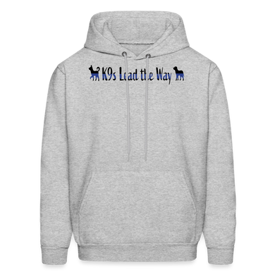 K9s Lead the Way - Police - Men's Hoodie - heather gray