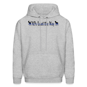 K9s Lead the Way - Police - Men's Hoodie - heather gray