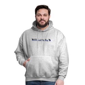 K9s Lead the Way - Police - Men's Hoodie - heather gray