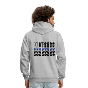 K9s Lead the Way - Police - Men's Hoodie - heather gray