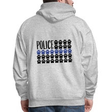 Load image into Gallery viewer, K9s Lead the Way - Police - Men&#39;s Hoodie - heather gray
