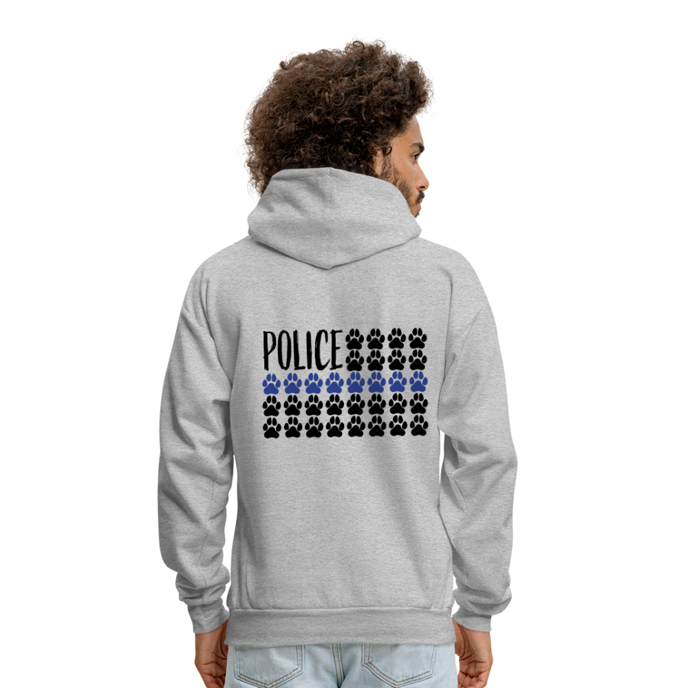 K9s Lead the Way - Police - Men's Hoodie - heather gray