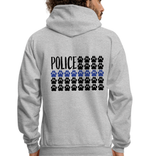 Load image into Gallery viewer, K9s Lead the Way - Police - Men&#39;s Hoodie - heather gray
