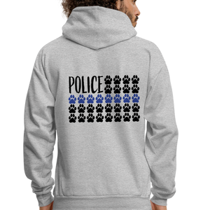 K9s Lead the Way - Police - Men's Hoodie - heather gray