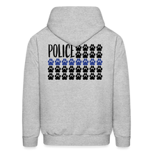 Load image into Gallery viewer, K9s Lead the Way - Police - Men&#39;s Hoodie - heather gray
