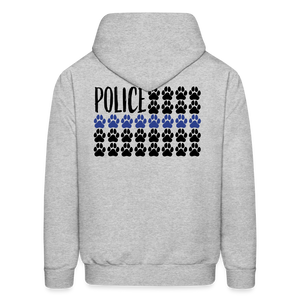 K9s Lead the Way - Police - Men's Hoodie - heather gray