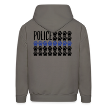 Load image into Gallery viewer, K9s Lead the Way - Police - Men&#39;s Hoodie - asphalt gray
