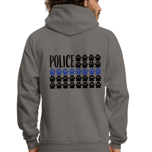 K9s Lead the Way - Police - Men's Hoodie - asphalt gray