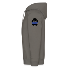 Load image into Gallery viewer, K9s Lead the Way - Police - Men&#39;s Hoodie - asphalt gray
