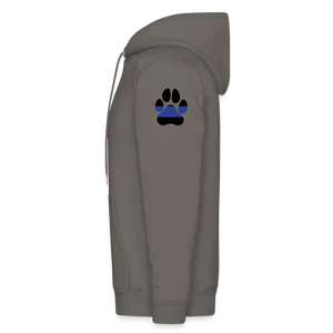 K9s Lead the Way - Police - Men's Hoodie - asphalt gray