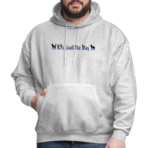 K9s Lead the Way - Police - Men's Hoodie - ash 