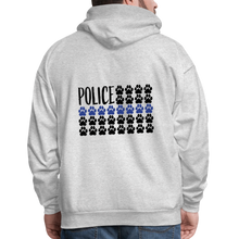 Load image into Gallery viewer, K9s Lead the Way - Police - Men&#39;s Hoodie - ash 
