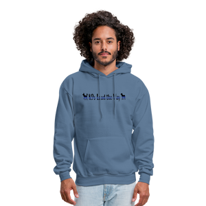 K9s Lead the Way - Police - Men's Hoodie - denim blue